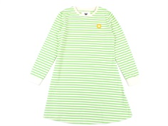 Wood Wood kjole Aya offwhite/green stripes